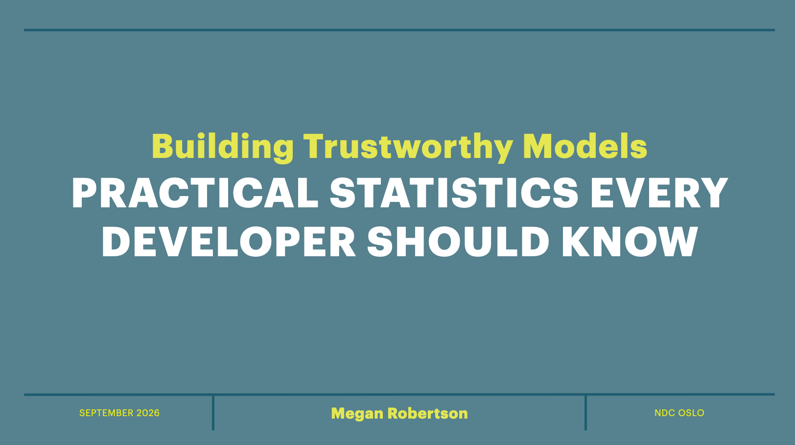 Building Trustworthy Models: Practical Statistics Every Developer Should Know