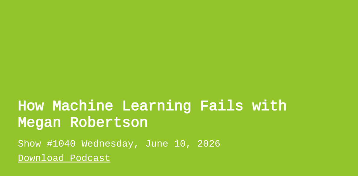 Run As Radio: How Machine Learning Fails